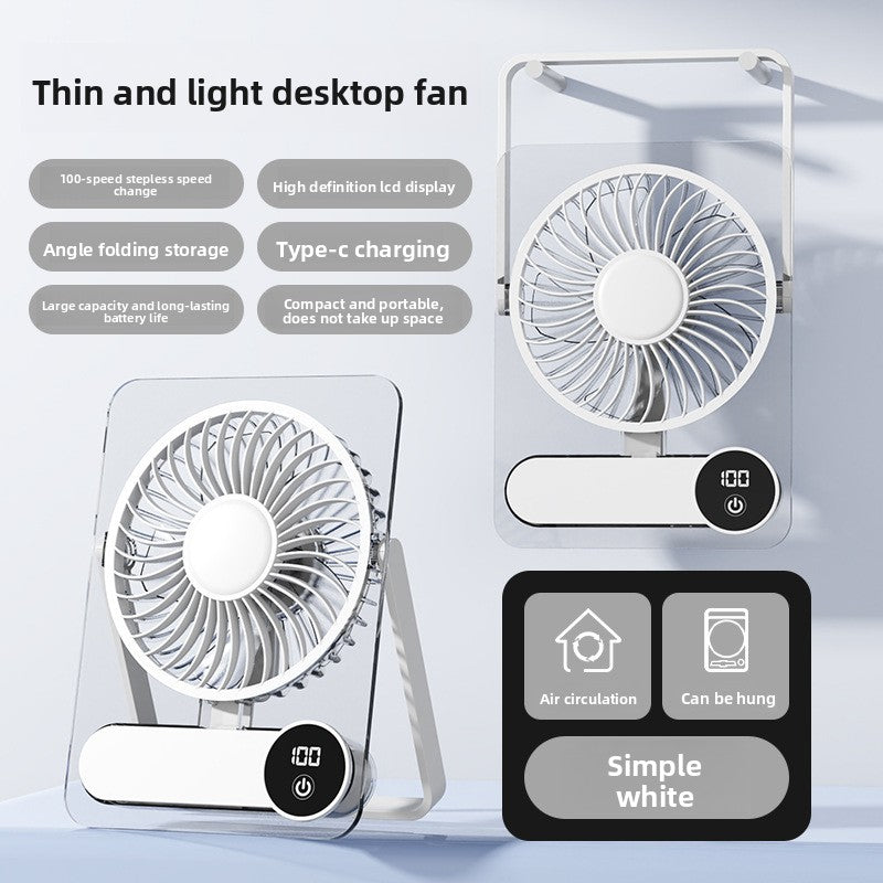 Touchscreen Portable Desk Fan