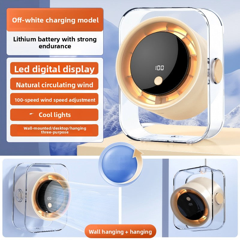 Touchscreen Portable Desk Fan