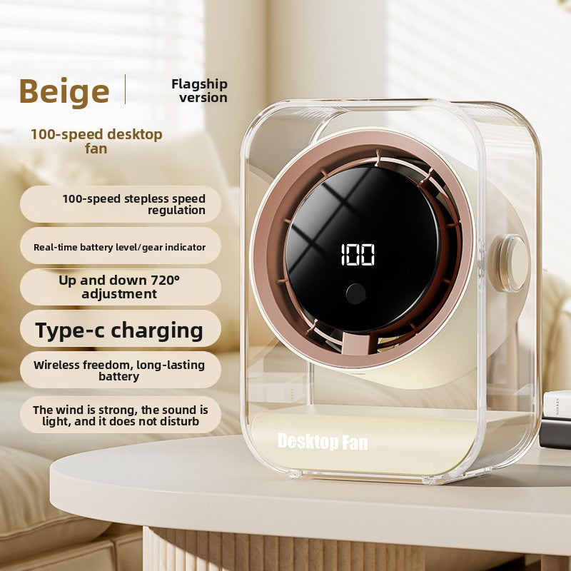 Touchscreen Portable Desk Fan