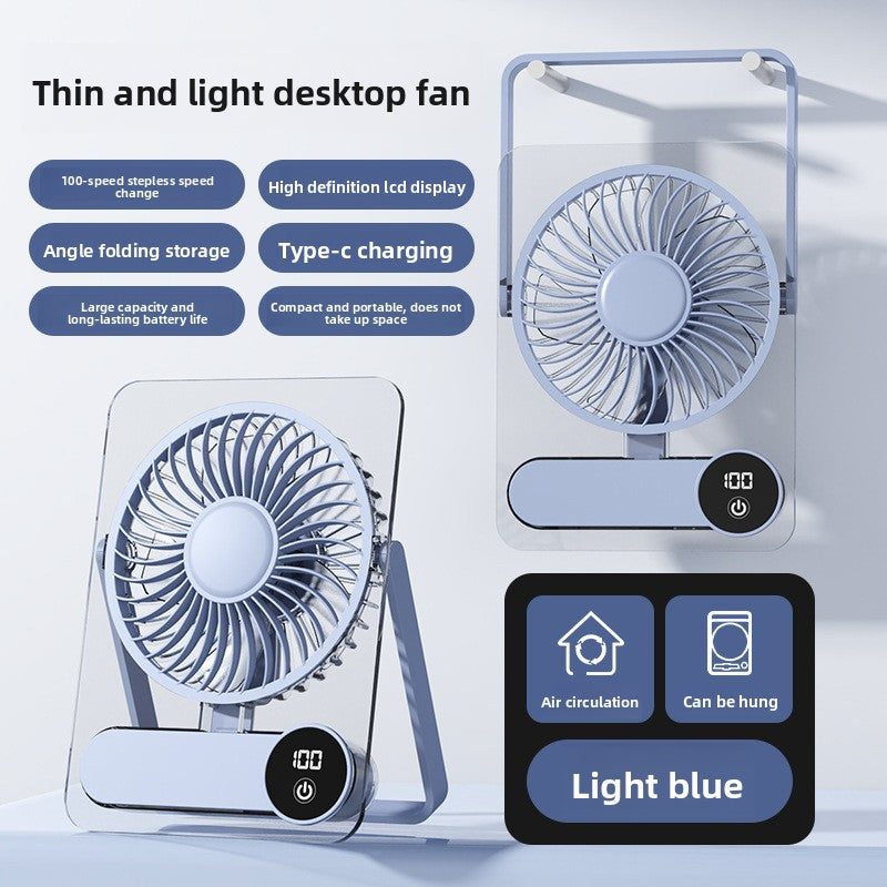 Touchscreen Portable Desk Fan