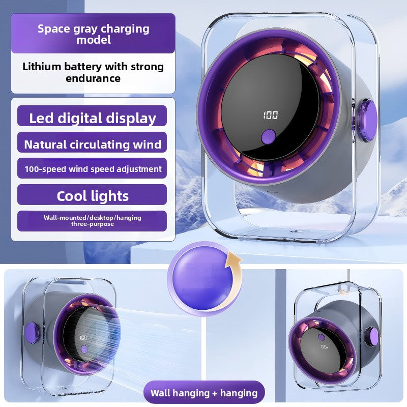 Touchscreen Portable Desk Fan