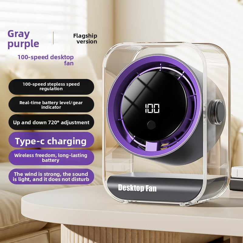 Touchscreen Portable Desk Fan